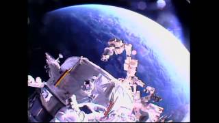 American Astronauts Install New Docking Port for U S  Commercial Crew Vehicles