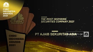 Ajaib Sekuritas Asia Raih 'The Most Inspiring Securities Company 2021'