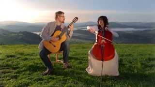 Dusan Bogdanovic : Quatre Pieces Intimes III&IV - CELLO GUITAR DUET - DUO VITARE  - Music Video