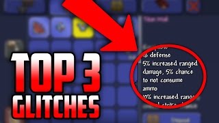 Top 3 GLITCHES in Terraria iOS/Android!