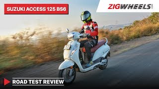 Suzuki Access 125 BS6 Road Test Review | Mileage, Price, Features & More | ZigWheels
