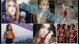 Very Muscular Kids (Boys&Girls) Z GYM STYLE ?⚡️?
