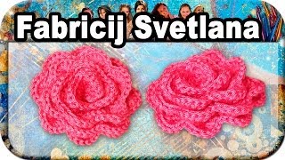 ☆Роза, вязание крючком для начинающих, crochet.