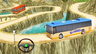 Uphill Tourist Coach Bus Driving: Offroad Bus Simulator - Android GamePlay 3D