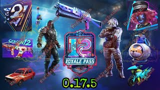 Pubg Mobile 0.17.5 Season 12 And 2nd Anniversary Theme And Upgrade Skins And Tire Rewards