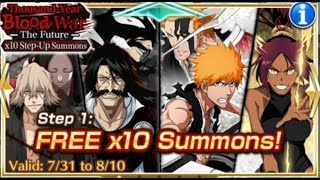 Bleach Brave Souls, 3rd Anniversary/ TYBW Round 4 Step Up Summons. (Sorry I'm Late).