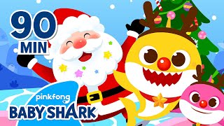 ????The Red-Nosed Baby Shark and More | +Compilation | Christmas Baby Shark 