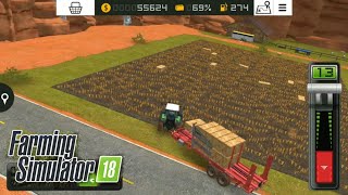 Fs18 farming simulator 18 - balya taşıma makinası almak -take a bale transport machine