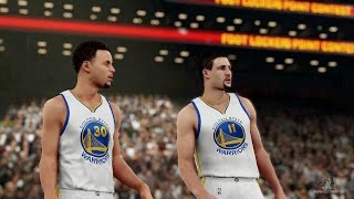 NBA 2K16 - Stephen Curry vs Klay Thompson EPIC ALL STAR 3 POINT CONTEST!