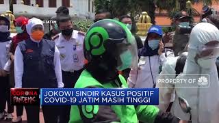Kasus Corona Masih Tinggi, Jokowi Sentil Gubernur Jatim