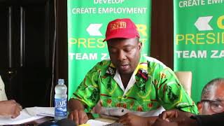 FULL Zanu PF Youth Response to Army