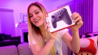 ? New Nintendo Switch Cases + Pro Controller + Zelda Gameplay!