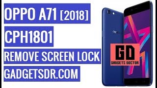 Oppo A71 CPH1801 Remove Pattern Remove Pattern, Password, Pin lock very easily with Miracle