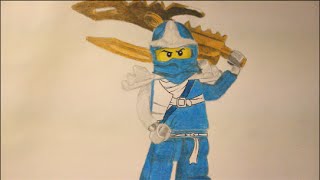 How to Draw Jay, Jay Ninjago, Ninjago, Step by Step Drawing video