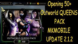MK Mobile Update 2.1.2 Opening Outworld Queens Pack