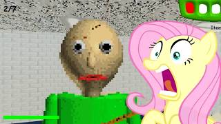 ЧЕЛОВЕК-ШАРИК ПЫТАЕТСЯ МЕНЯ ОТШЛЁПАТЬ!!! Прохождение(#1)—Baldi's basics in education and learning.