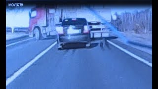 Момент аварии около деревни Царёво с 7 погибшими