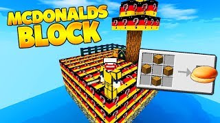 STÄRKSTEN MCDONALDS HAMBURGER CRAFTEN | LUCKY BLOCKS KING