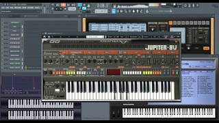 Андрей Державин и гр."Сталкер" -  Без тебя (FL Studio cover)