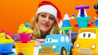 Das Eiscreme-Schloss aus Play-Doh. Lehrreiches Video.