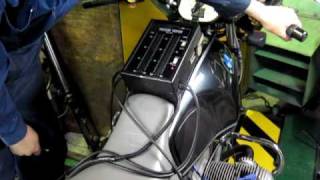 wad BMW R100R airhead　FCRキャブレター調整。