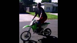Kx65 wheelie