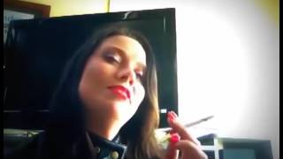 SMOKING FETISH NICOTINE ADDICTED GODDESS DOUBLE PUMP JO TEASE