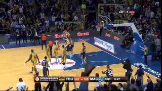 Müthiş tribün tepkisiyle iptal edilen basket faul | Fenerbahçe Ülker Maccabi Tel Aviv Playoff 1.maç