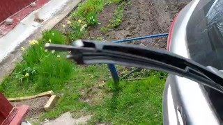 Замена резинки заднего дворника Nissan Qashqai 2014