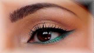 TUTORIEL : Maquillage Or & Turquoise (MAC)