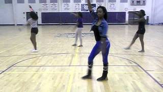 Blount Majorette try out routine