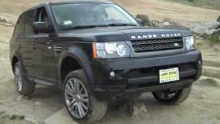 One way to break in a 2010 Range Rover Sport...