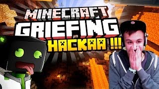 HACKER HACKEN DEN SERVER ?!? - Minecraft Server Griefing - arazhulhd