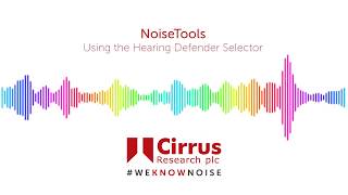 Selection Hearing Protection in NoiseTools