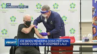 Selang Tiga Pekan, Joe Biden Terima Dosis Kedua Vaksin Covid-19