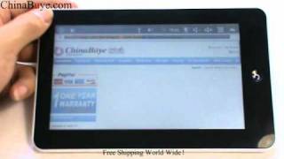 M002 7" Touch Screen VIA VT8500/400MHz WIFI Portable Tablet PC -White