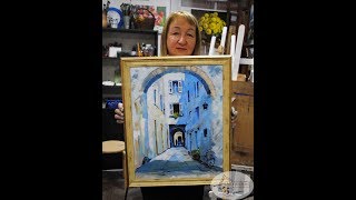 Городской пейзаж маслом. Живопись маслом поэтапно спб