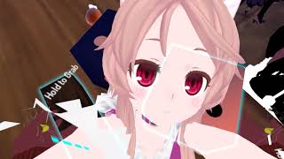 VRChat Moments - Hungry neko wolf girl can't stop eating: Virtual Reality
