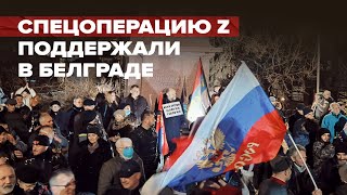 В Белграде прошли акции в поддержку российской спецоперации в Донбассе — видео
