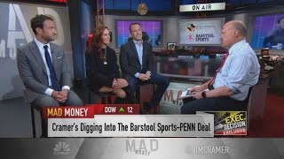 Jim Cramer on Barstool and Penn National's $163 million sports-betting partnership