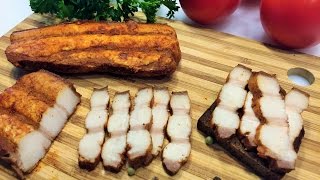 Варёное сало "Интеллигентное", АРОМАТНОЕ, во рту тает. Самый простой и вкусный рецепт.