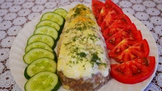 Супер закуска !!! Фаршированные баклажаны в мясной шубке Баклажаны в духовке