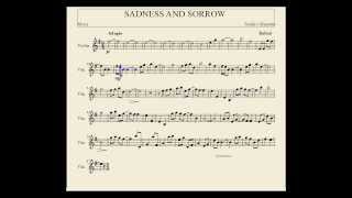 Sadness and sorrow Violin partituras