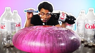 WUBBLE BUBBLE DIET COKE MENTOS EXPERIMENT!