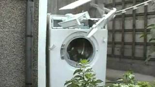 Washing machine Vs. Rock