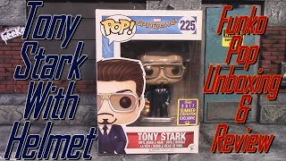 Tony Stark With Helmet, 2017 Summer Convention Exclusive, Funko Pop Unboxing & Review