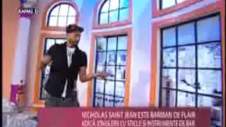 Nicolas St Jean @ Romanian television
