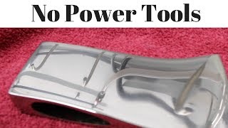 How to polish an Axe WITHOUT power tools