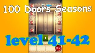 100 Doors Seasons Walkthrough,100 дверей сезоны прохождение level-41-42