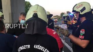 Hungary: Eight killed, dozens injured in bus crash west of Budapest